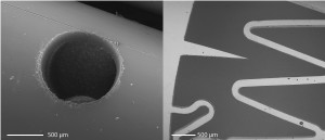 Femtosecond laser medical device manufacturing